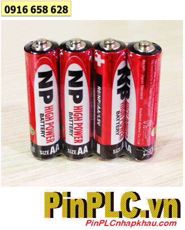 Pin tiểu AA R6(NP), Pin tiểu AA 1.5v HighPower R6(NP) Zinc carbon chính hãng (Loại Gói 4 viên)